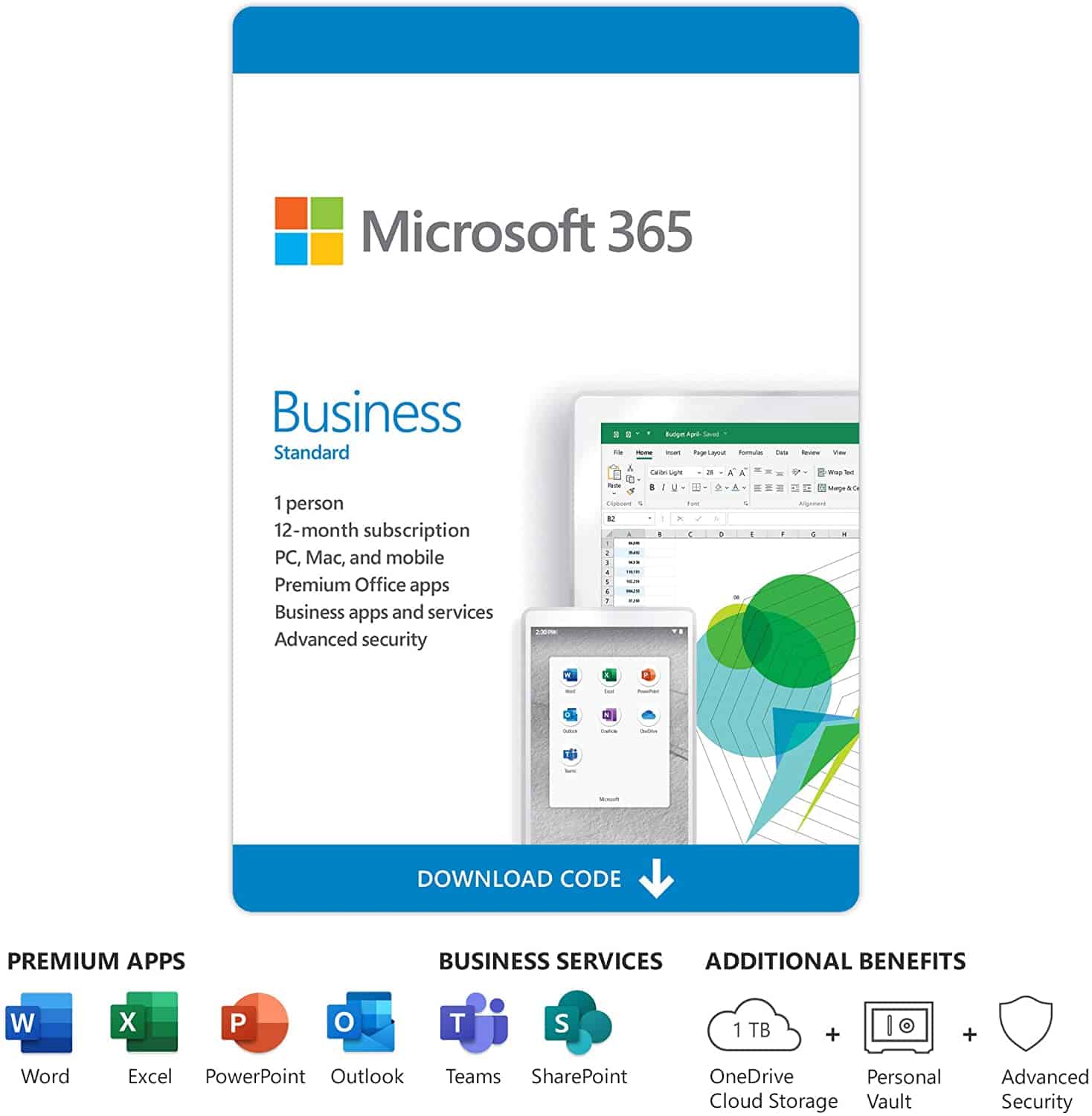 Microsoft 365 Bus Std Retail All Lng SubPKL 1YR Online Africa Only - Image 3