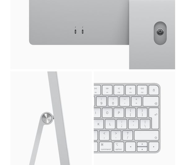 APPLE iMac 4.5K 24" (2021) - M1, 256 GB SSD, Silver - Image 4